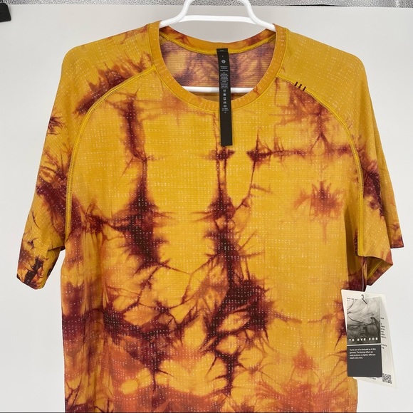 LULULEMON NWT METAL VENT SHORT SLEEVE SLEEVE SHIRT 2.0 DISCONNECT MARBLE WINE - Picture 8 of 10